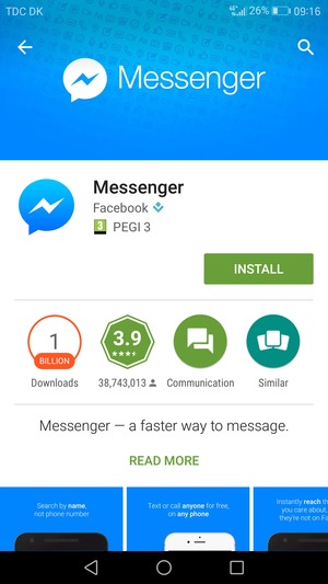 Select INSTALL