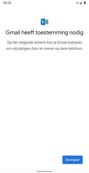 Selecteer Doorgaan