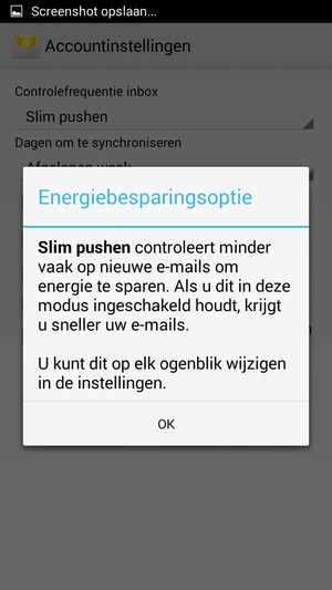 Selecteer OK