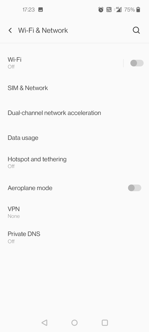 Select Hotspot and tethering