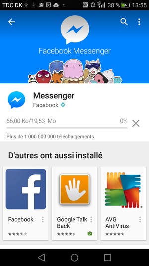 Veuillez attendre la fin de la procédure d'installation