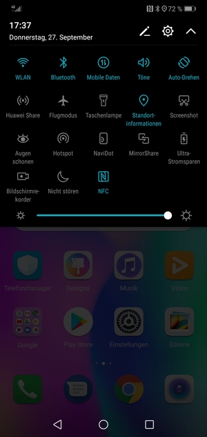 Schalten Sie WLAN und Bluetooth aus