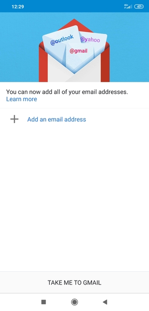 Select Add an email address
