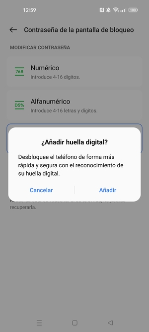 Seleccione la opción deseada