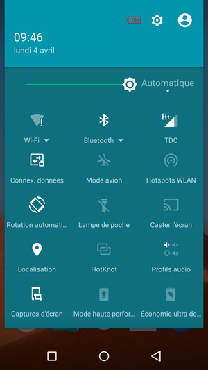 Désactiver le Wi-Fi et le Bluetooth