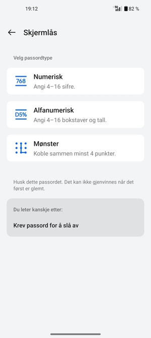 Velg Mønster