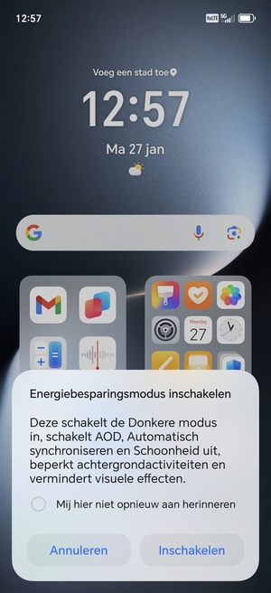 Selecteer Inschakelen
