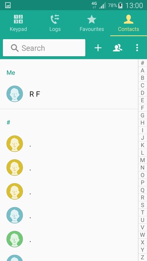 Select the Menu button or select MORE