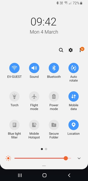 Turn off Wi-Fi  and Bluetooth