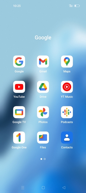 Sélectionnez Gmail