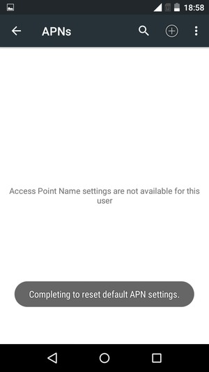 If your screen looks like this, select the New APN button