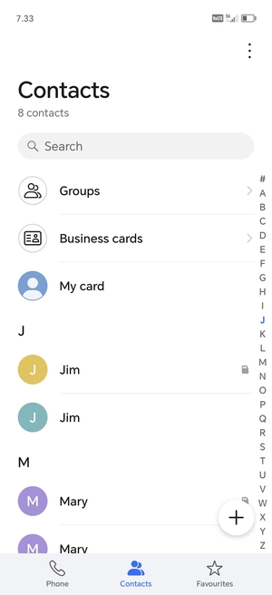 Select the Menu button