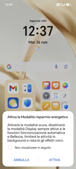 Seleziona ATTIVA