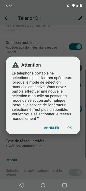 Selectionnez OK
