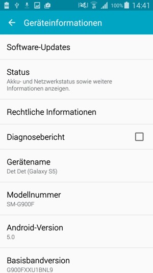 Wählen Sie Software-Updates