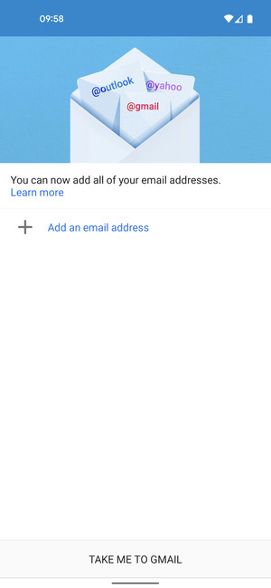 Select Add an email address