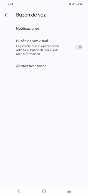 Seleccione Ajustes avanzados