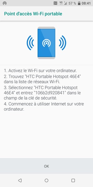 Sélectionnez OK
