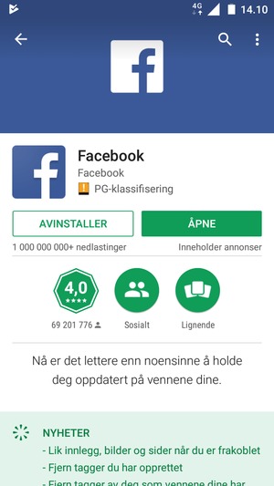 Velg ÅPNE