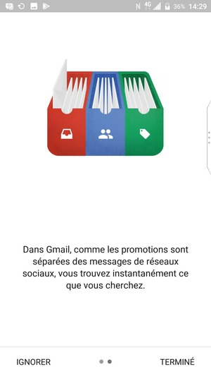 Sélectionnez TERMINÉ