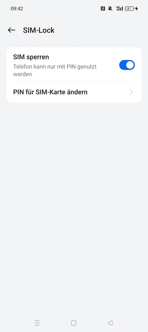 Wählen Sie PIN für SIM-Karte ändern