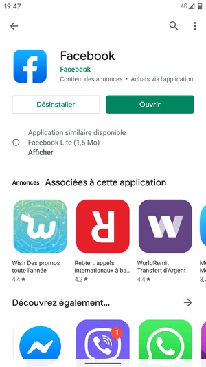 Sélectionnez Ouvrir