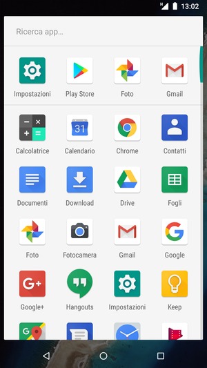 Seleziona Impostazioni