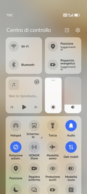 Attiva Luminosità automatica