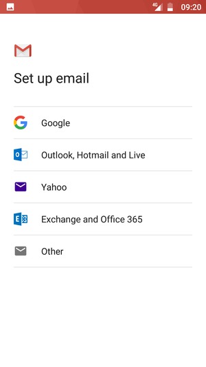 Select Exchange and Office 365