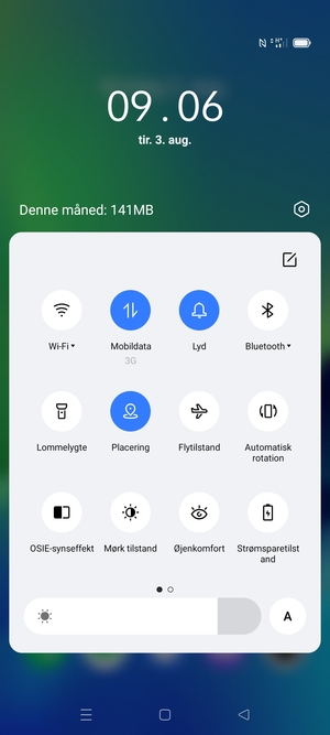 Slå Placering fra