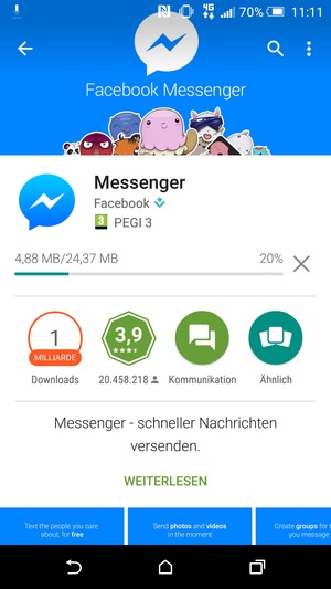 Warten Sie, bis der Installationsprozess  beendet ist