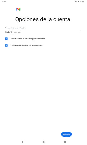 Seleccione Siguiente