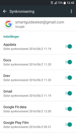 Vælg Menu-knappen