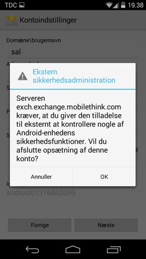 Vælg OK