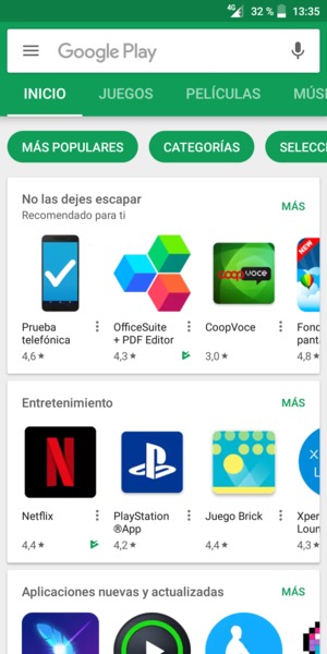 Seleccione la barra de Búsqueda