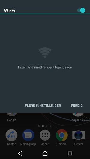 Slå av Wi-Fi