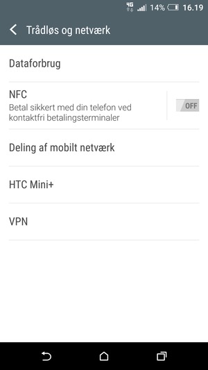 Vælg Deling af mobilt netværk