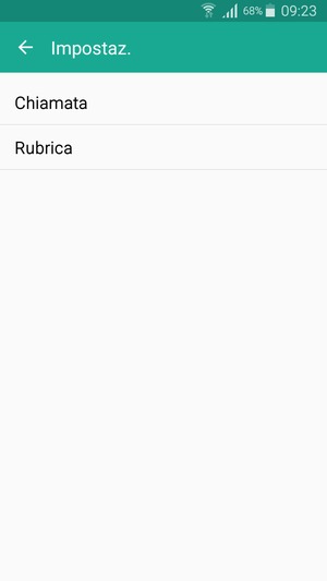 Seleziona Rubrica
