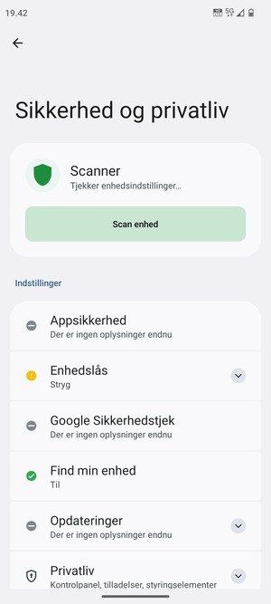 Vælg Enhedslås