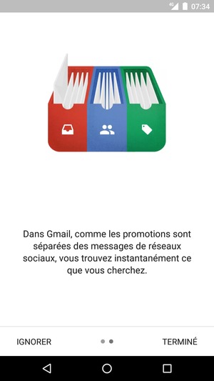 Sélectionnez TERMINÉ