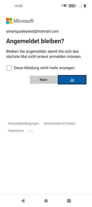 Wählen Sie Ihre gewünschte Option