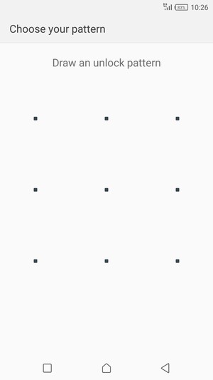 Draw an unlock pattern