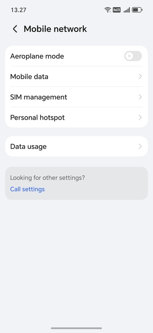 Select SIM management