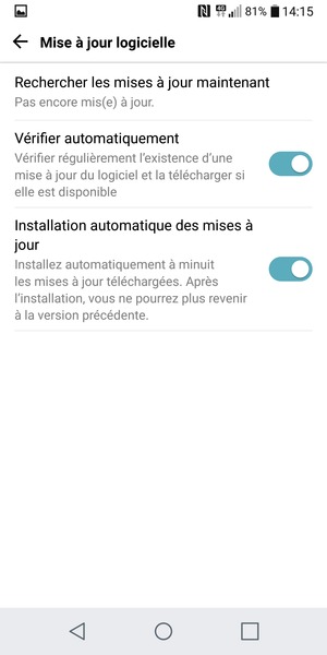 Sélectionnez Rechercher les mises à jour maintenant