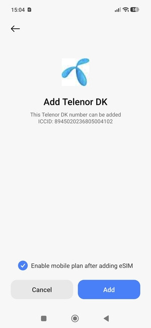 Select Add