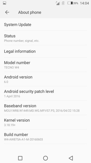 Select System Update