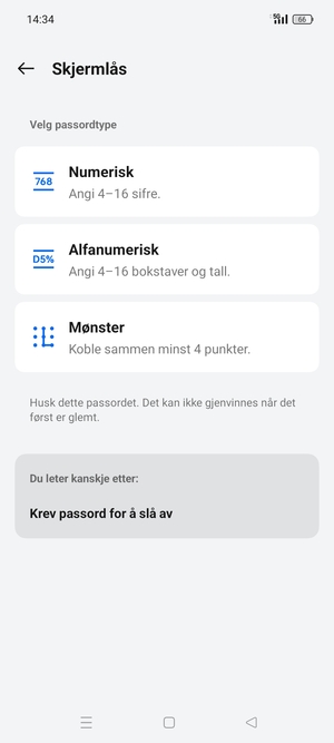 Velg Mønster