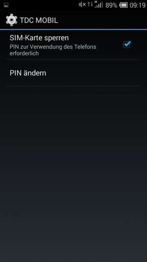 Wählen Sie PIN ändern