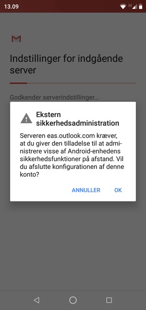Vælg OK