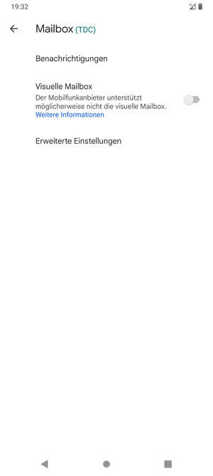 Wählen Sie Erweiterte Einstellungen